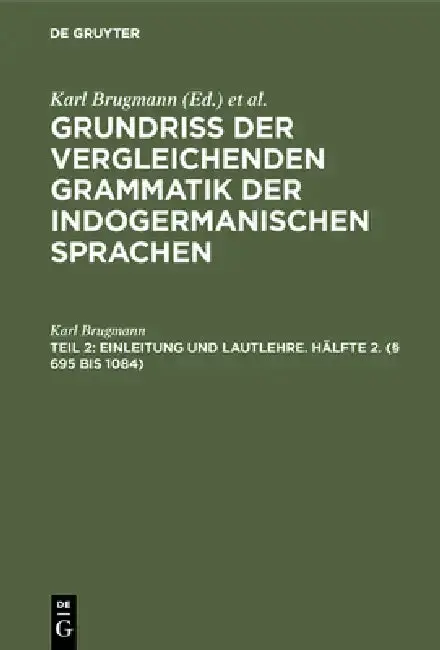 Cover of Einleitung und Lautlehre. Hälfte 2. (§ 695 bis 1084)