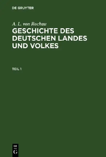 Cover of Geschichte des deutschen Landes und Volkes