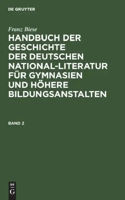 Cover of Franz Biese
