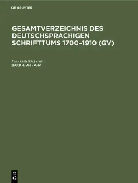 Cover of An - Anv