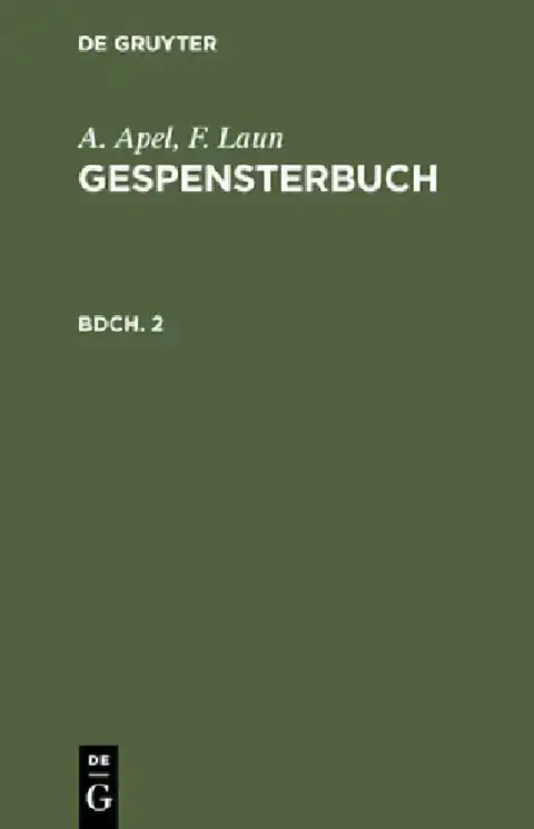 Cover of Gespensterbuch