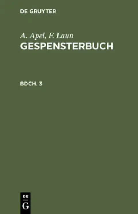 Cover of Gespensterbuch