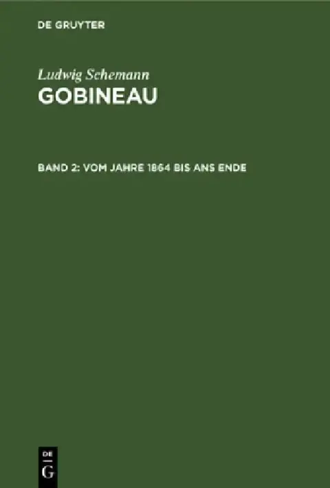 Cover of Vom Jahre 1864 Bis ANS Ende