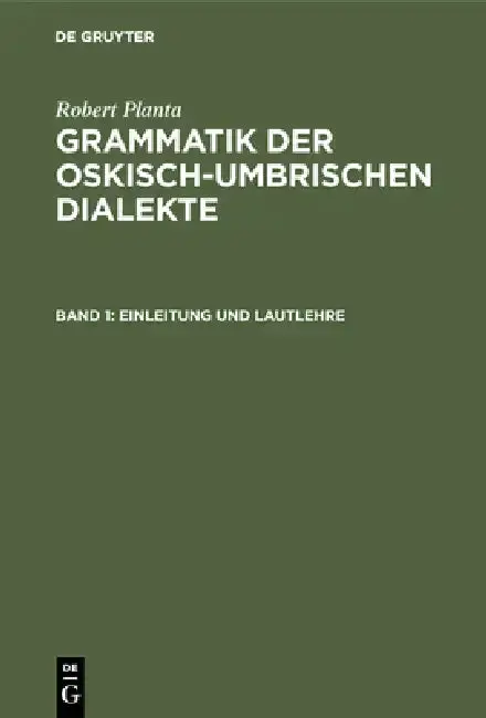 Cover of Einleitung und Lautlehre