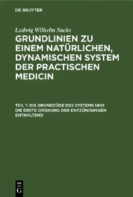 Cover of Die Grundzüge Des Systems Und Die Erste Ordnung Der Entzündungen Enthaltend