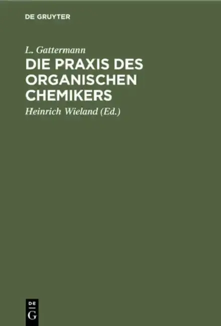 Cover of Die PRAXIS Des Organischen Chemikers