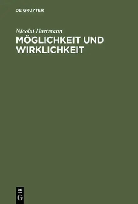 Cover of Möglichkeit Und Wirklichkeit