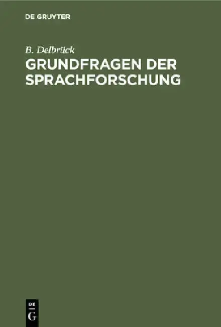 Cover of Grundfragen der Sprachforschung