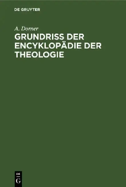 Cover of Grundriss der Encyklopädie der Theologie