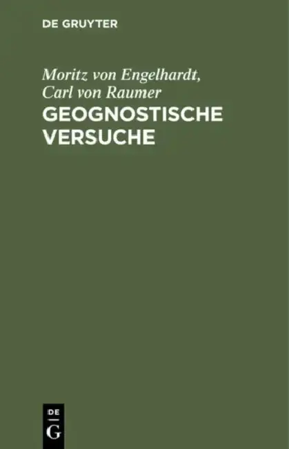 Cover of Geognostische Versuche