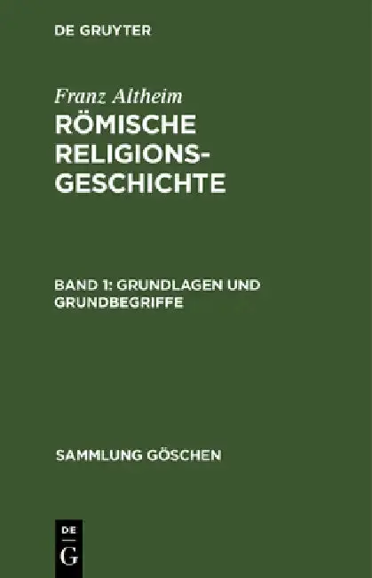 Cover of Grundlagen und Grundbegriffe