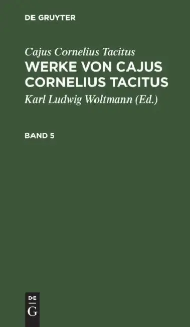 Cover of Werke von Cajus Cornelius Tacitus
