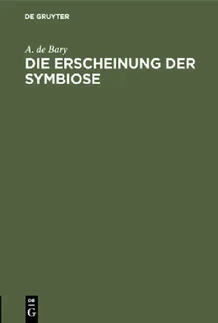 Cover of Die Erscheinung der Symbiose