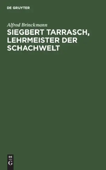 Cover of Siegbert Tarrasch, Lehrmeister Der Schachwelt