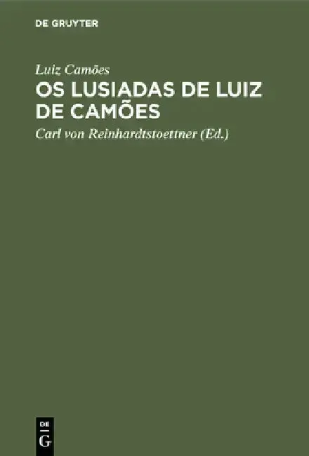 Cover of Os Lusiadas de Luiz de Camões