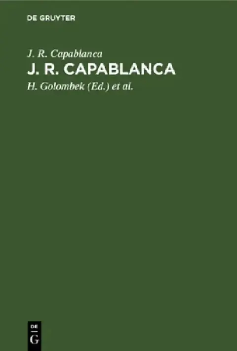 Cover of J. R. Capablanca