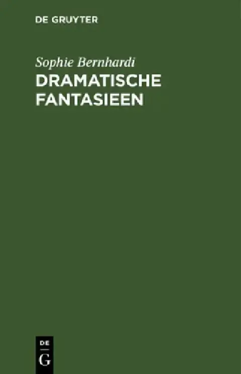 Cover of Dramatische Fantasieen