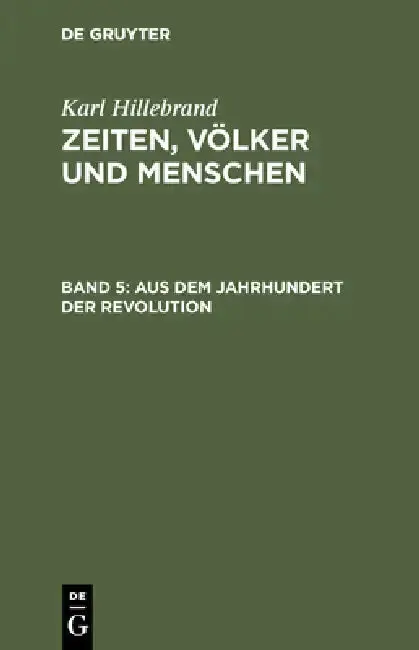 Cover of Aus Dem Jahrhundert Der Revolution