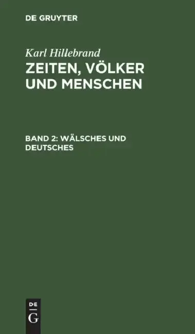Cover of Wälsches und Deutsches