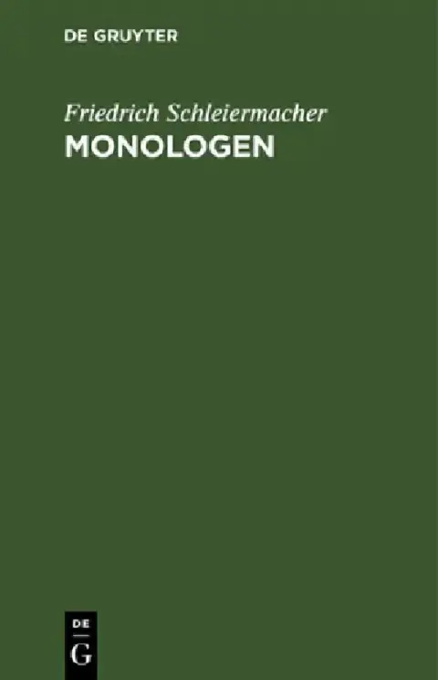 Cover of Monologen