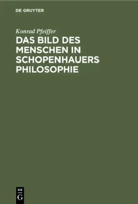 Cover of Das Bild Des Menschen in Schopenhauers Philosophie