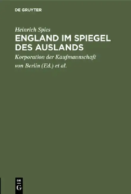 Cover of England im Spiegel des Auslands