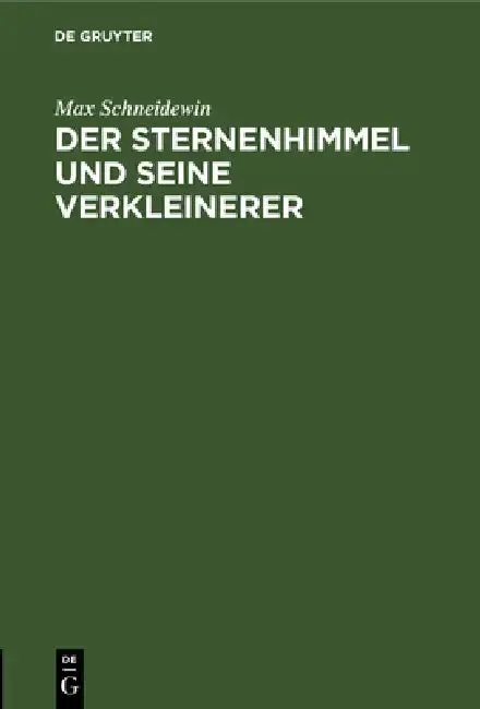 Cover of Der Sternenhimmel und seine Verkleinerer