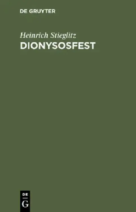 Cover of Dionysosfest