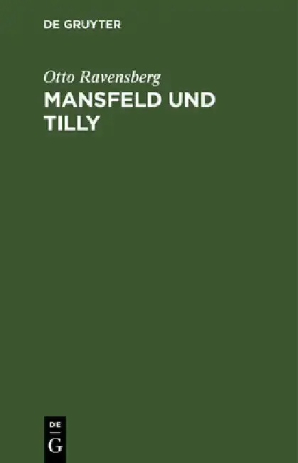 Cover of Mansfeld und Tilly