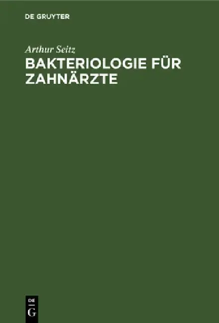 Cover of Bakteriologie Für Zahnärzte