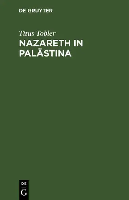 Cover of Nazareth in Palästina