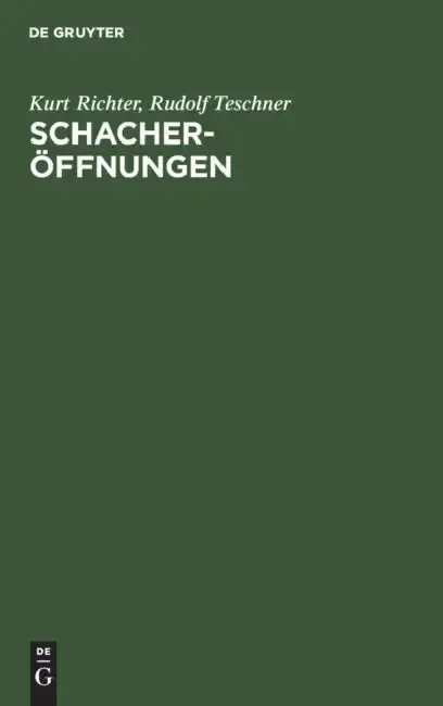 Cover of Schacheröffnungen