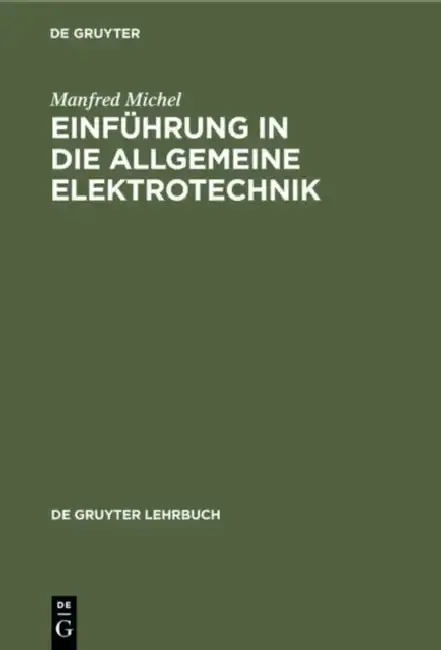 Cover of Einführung in die allgemeine Elektrotechnik