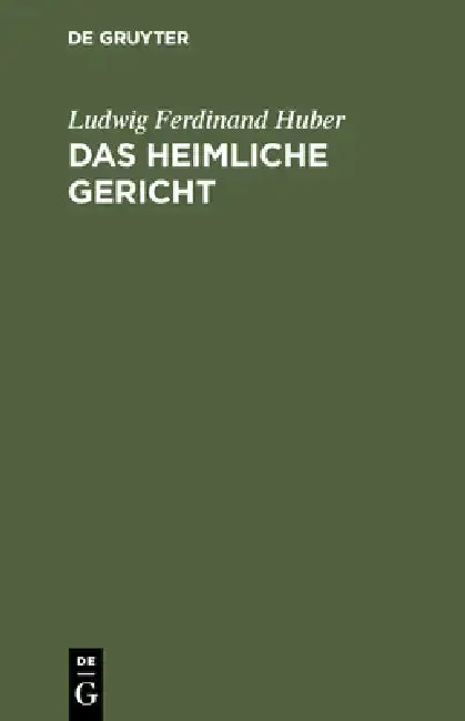 Cover of Das Heimliche Gericht