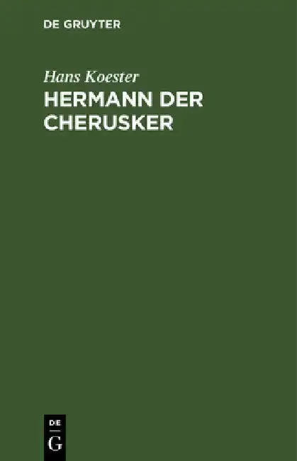 Cover of Hermann der Cherusker