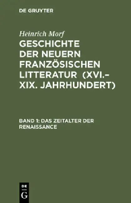 Cover of Das Zeitalter Der Renaissance