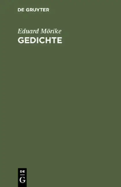 Cover of Gedichte