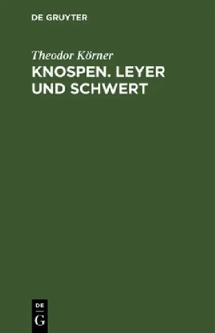 Cover of Knospen. Leyer und Schwert