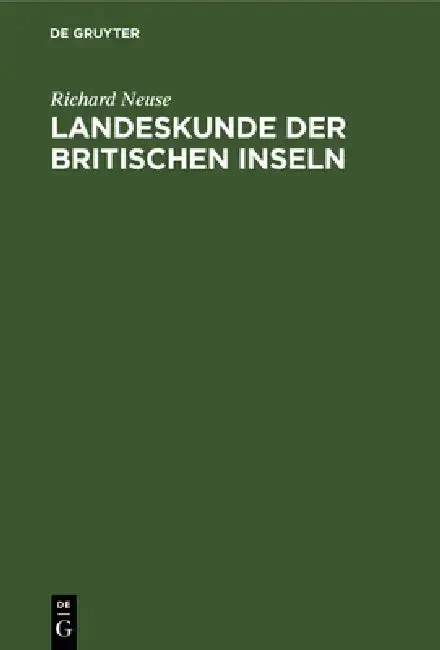 Cover of Landeskunde Der Britischen Inseln