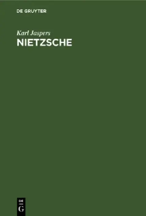Cover of Nietzsche