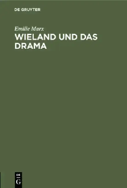 Cover of Wieland und das Drama