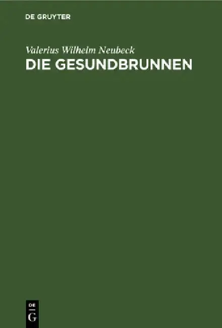 Cover of Die Gesundbrunnen