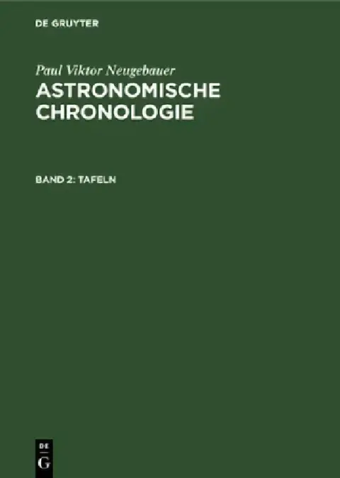 Cover of Tafeln