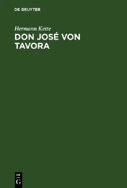 Cover of Don José von Tavora