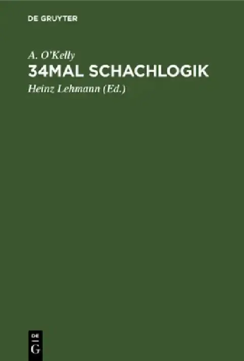 Cover of 34mal Schachlogik