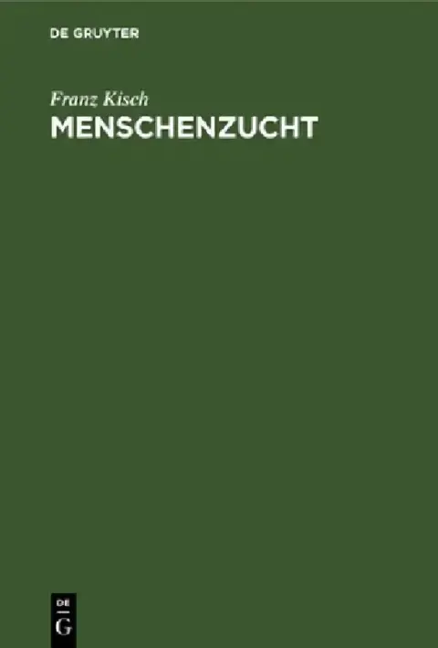 Cover of Menschenzucht
