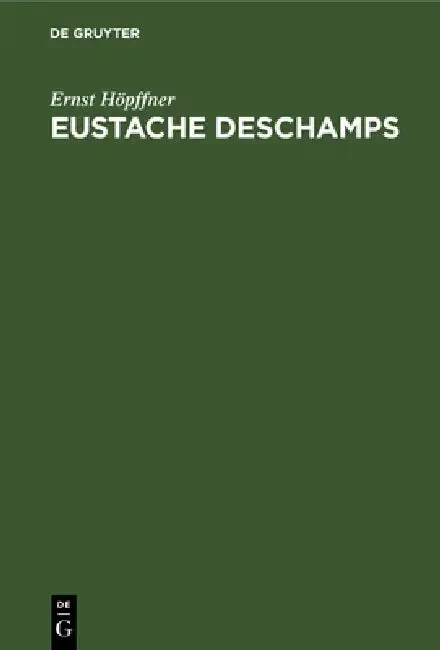 Cover of Eustache DesChamps