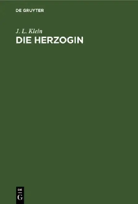 Cover of Die Herzogin