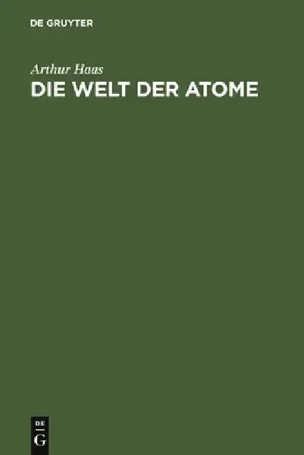 Cover of Die Welt der Atome