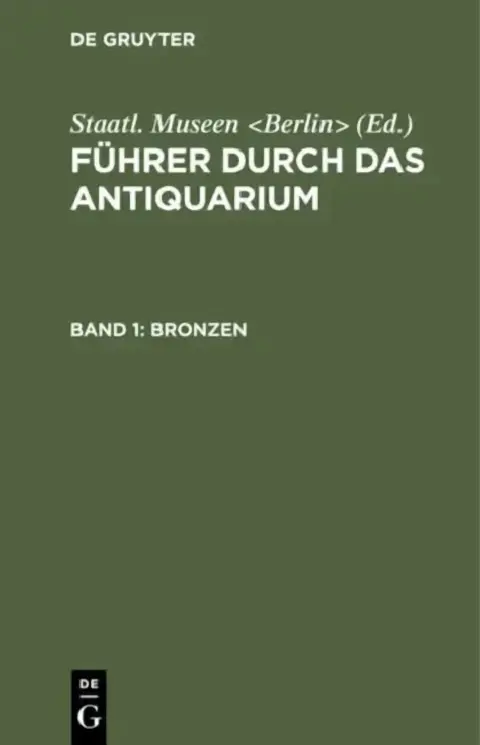 Cover of Bronzen
